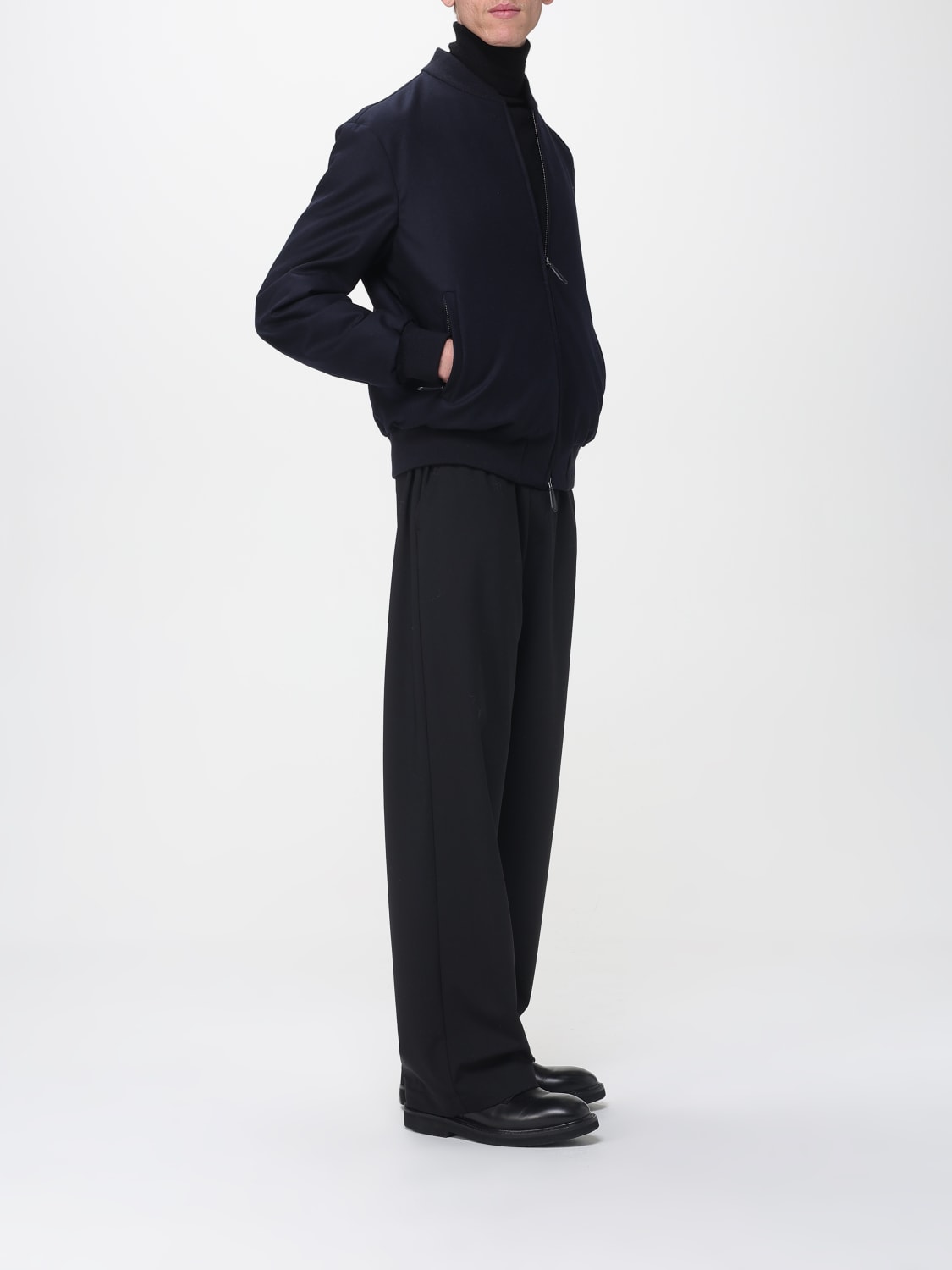 GIORGIO ARMANI JACKET: Jacket men Giorgio Armani, Blue - Img 2