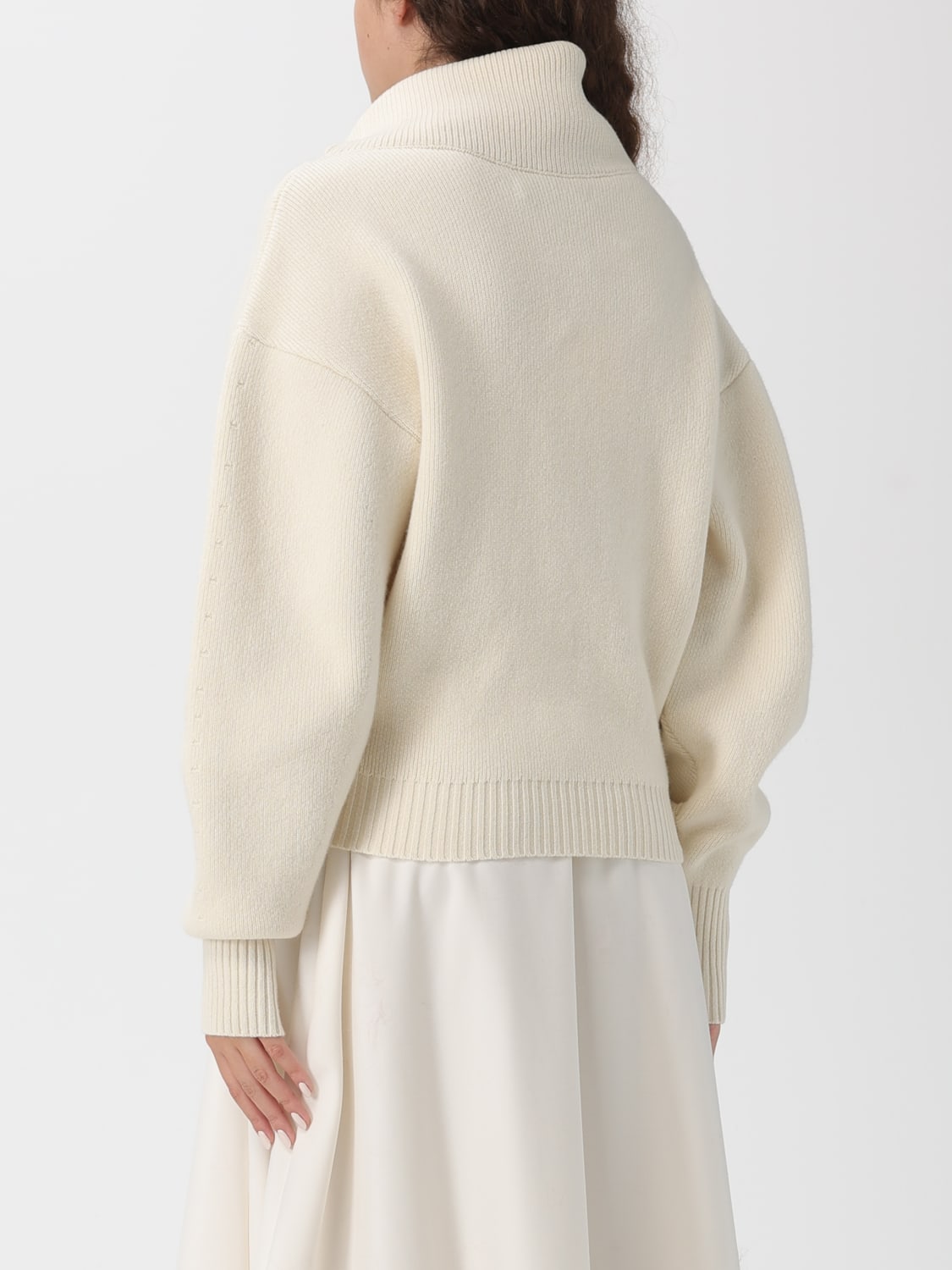 JACQUEMUS SWEATER: Sweater woman Jacquemus, White - Img 2