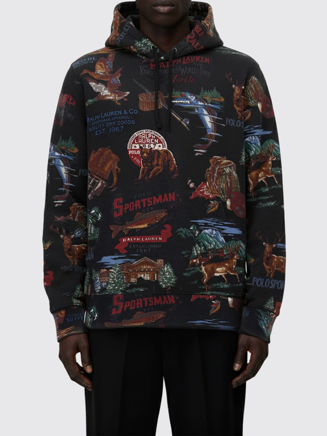 POLO RALPH LAUREN SUDADERA: Sudadera hombre Polo Ralph Lauren, Negro - Img 1