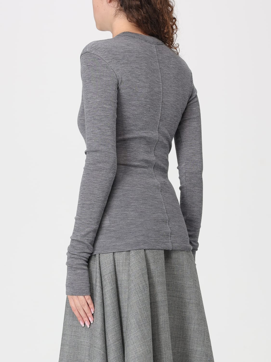 BITE STUDIOS SWEATER: Sweatshirt woman Bite Studios, Grey - Img 2