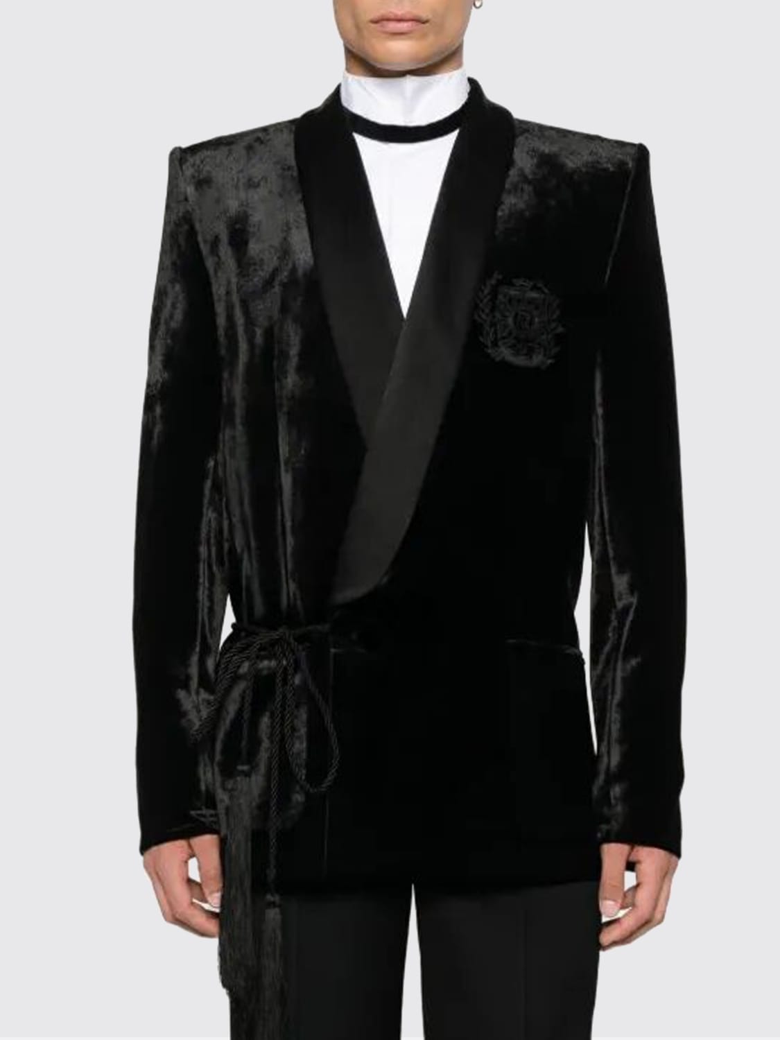 BALMAIN JACKE: Jacke herren Balmain, Schwarz - Img 1