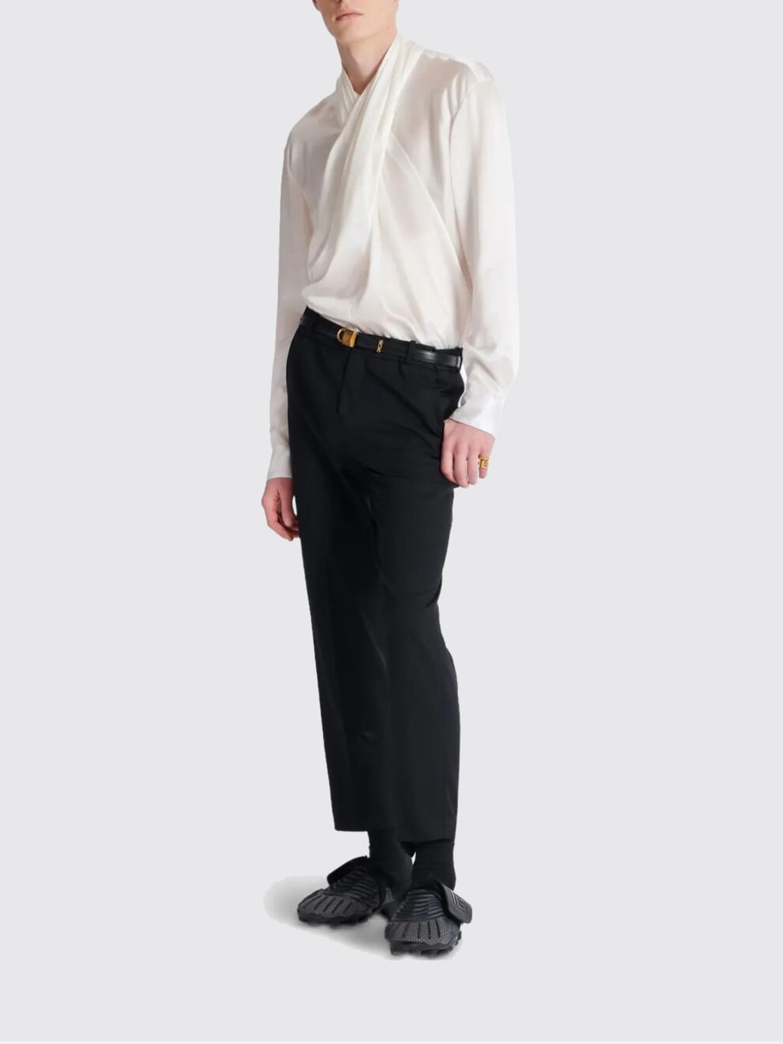 BALMAIN SHIRT: Shirt men Balmain, White - Img 2