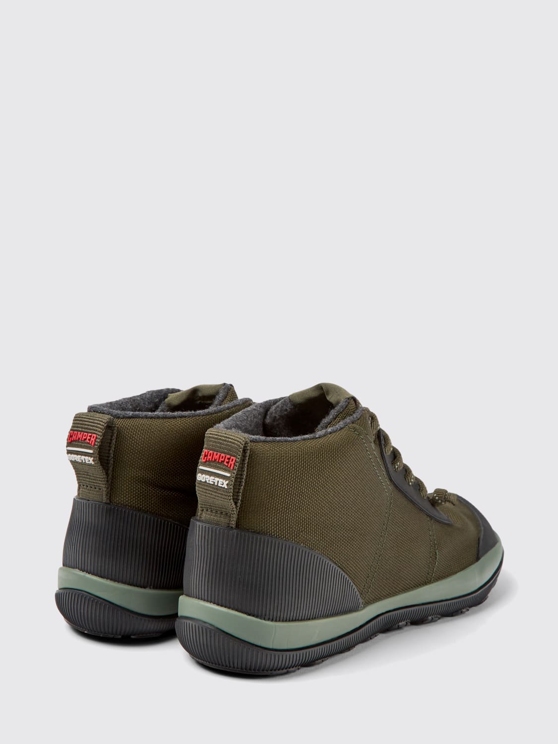 CAMPER BOOTS: Flat ankle boot woman Camper, Green - Img 3