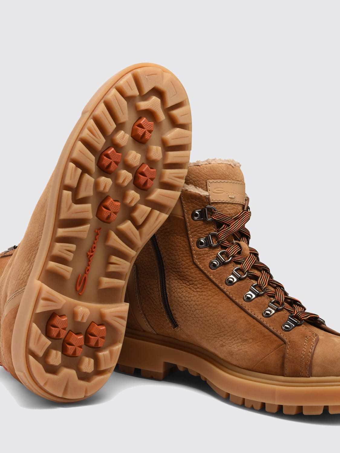 SANTONI BOOT: Boot men Santoni, Brown - Img 4