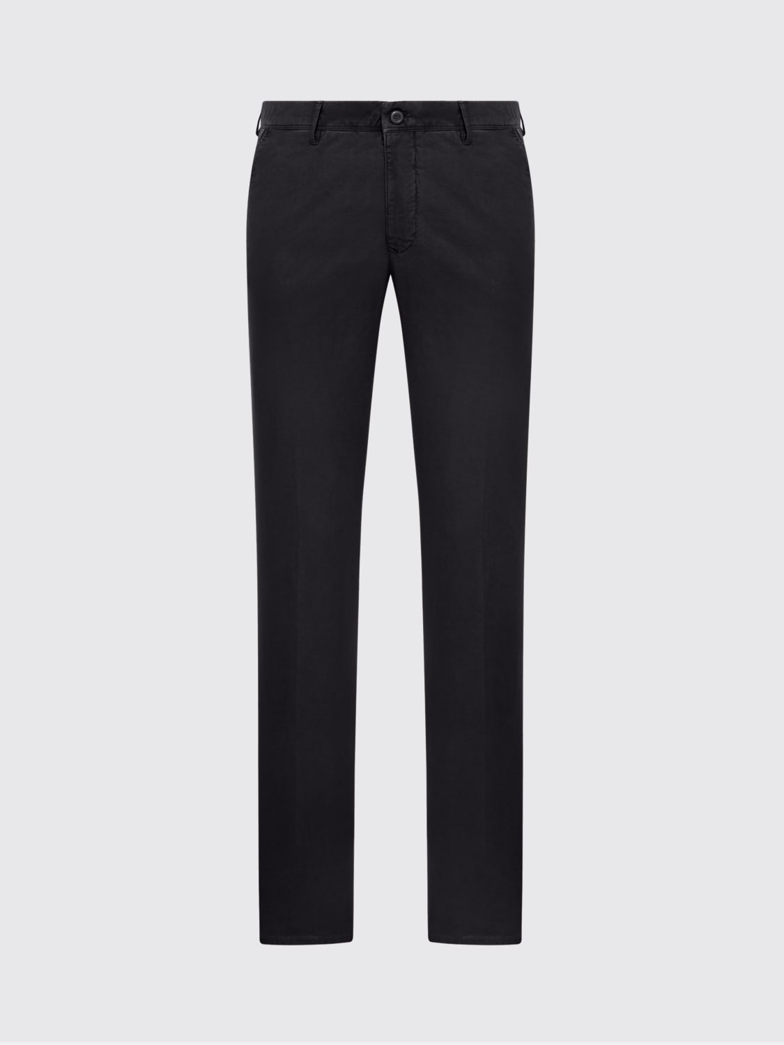 INCOTEX PANTALONI: Jeans chino Incotex in cotone stretch , Nero - Img 1