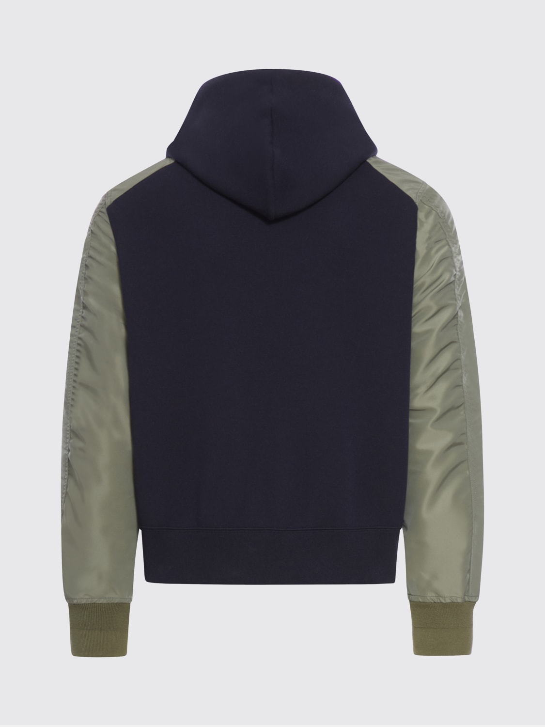 SACAI SUDADERA: Sudadera hombre Sacai, Azul Oscuro - Img 2