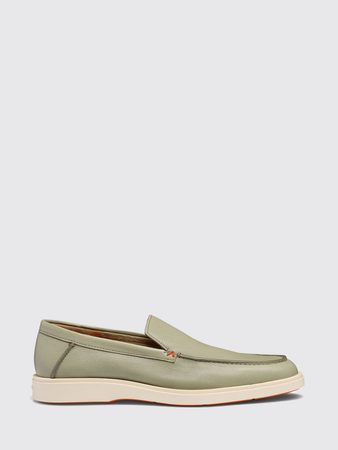 SANTONI LOAFERS: Loafers men Santoni, Green - Img 1