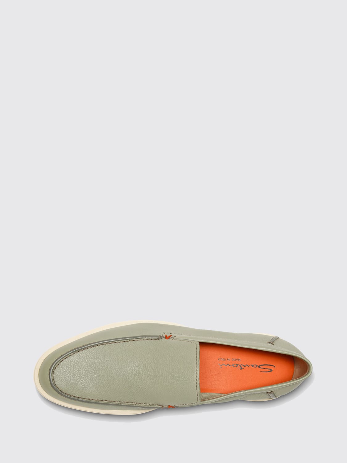 SANTONI LOAFERS: Loafers men Santoni, Green - Img 5
