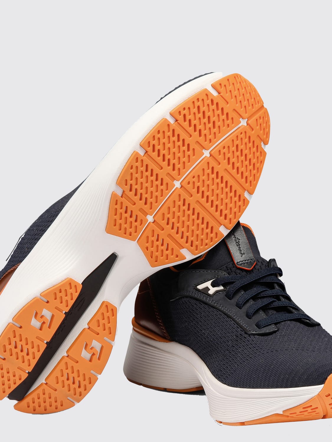 SANTONI 运动鞋: 运动鞋 男士 Santoni, 蓝色 - Img 4