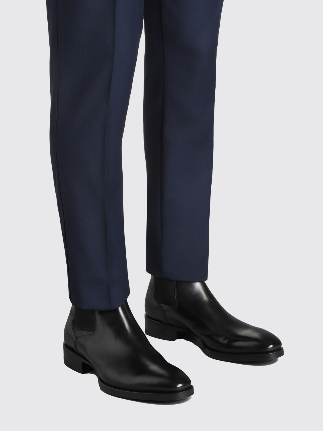 SANTONI BOOT: Boot men Santoni, Black - Img 2