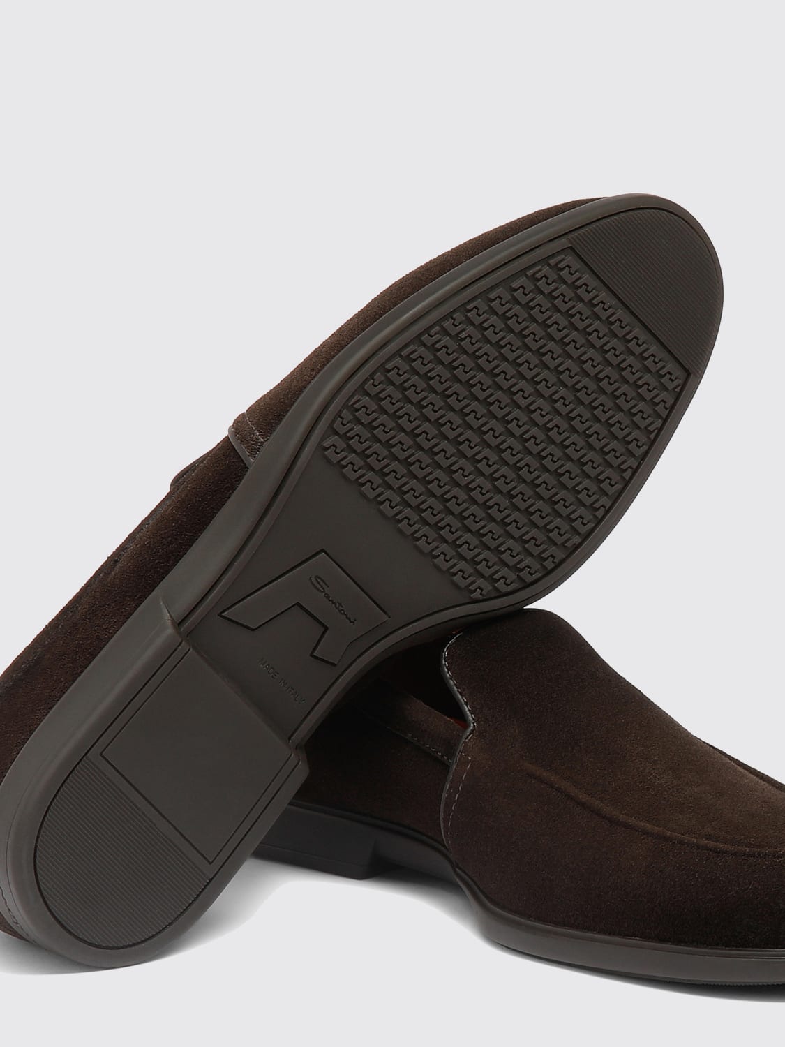 SANTONI MOKASSINS: Mokassins herren Santoni, Braun - Img 4