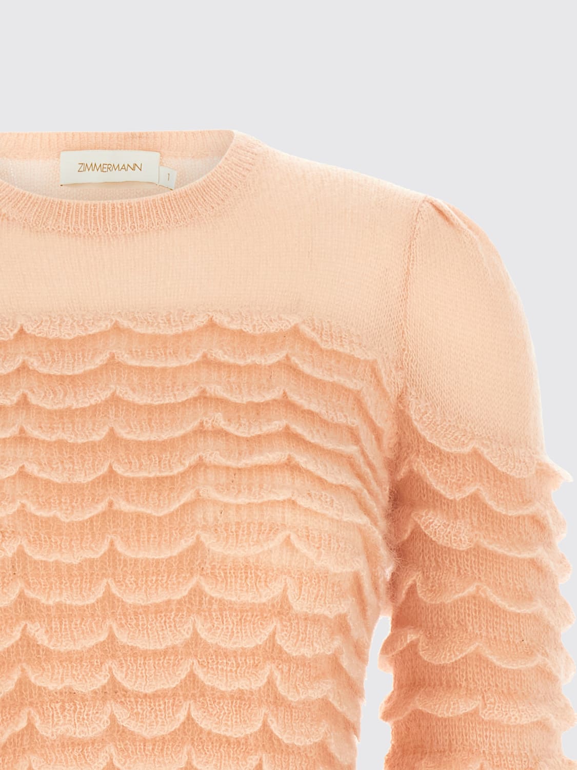 ZIMMERMANN MAGLIA: Maglia in lana mohair Zimmermann, Rosa - Img 3