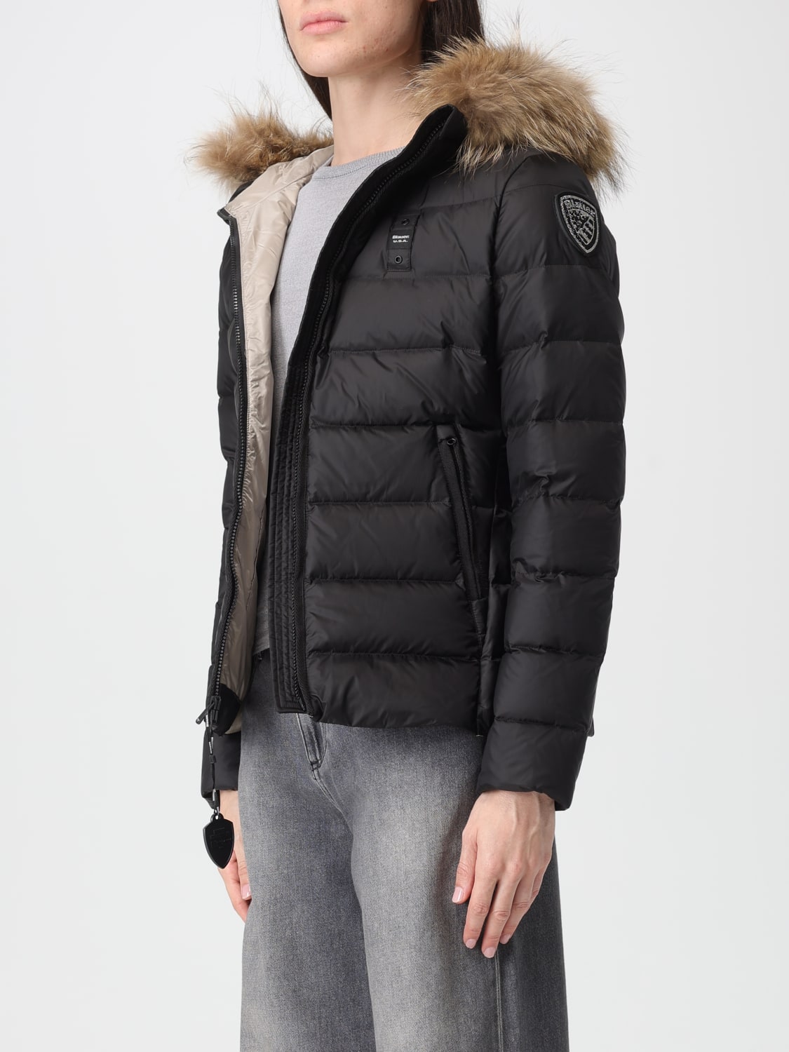 BLAUER JACKET: Jacket woman Blauer, Black - Img 3