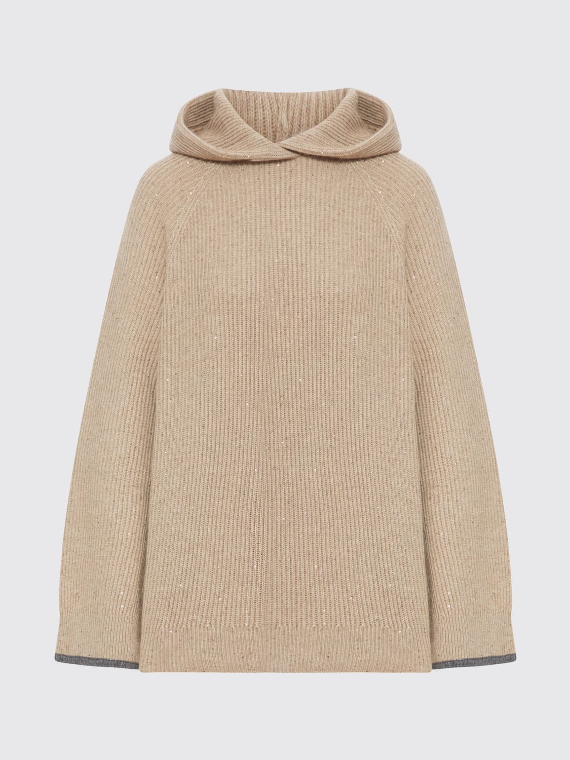 BRUNELLO CUCINELLI SUDADERA: Sudadera mujer Brunello Cucinelli, Marrón - Img 1