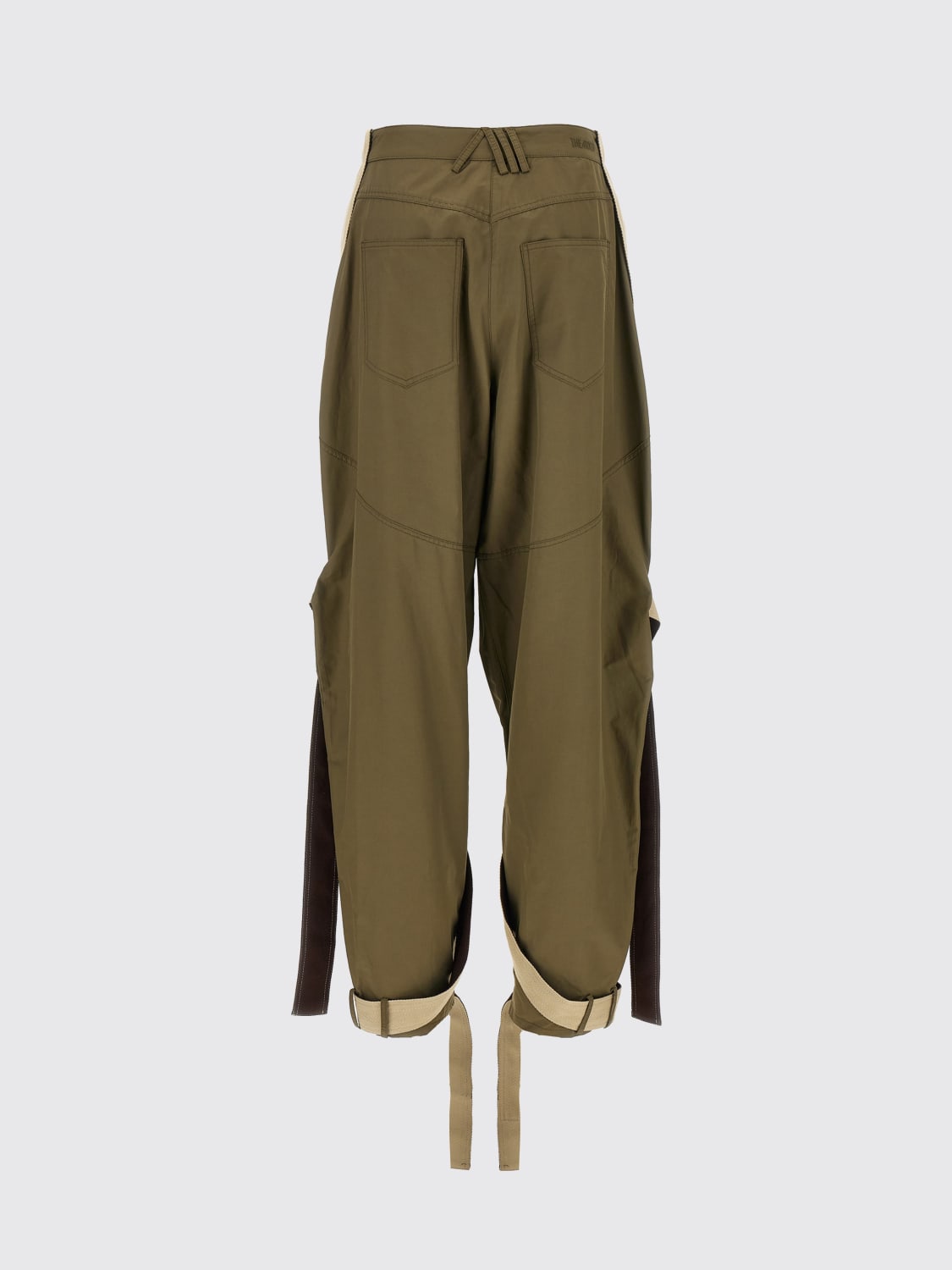 THE ATTICO PANTALON: Pantalon femme The Attico, Vert - Img 2
