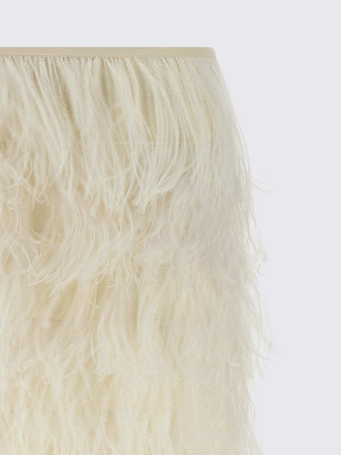 THE ATTICO JUPE: Jupe femme The Attico, Blanc - Img 3