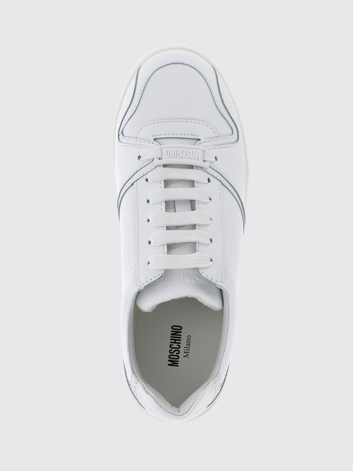 MOSCHINO COUTURE SNEAKERS: Sneakers herren Moschino Couture, Weiß - Img 4