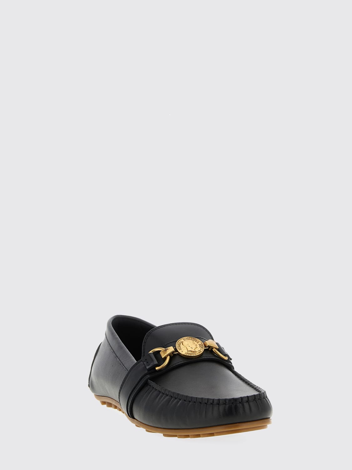 MOSCHINO COUTURE MOKASSINS: Schuhe herren Moschino Couture, Schwarz - Img 2