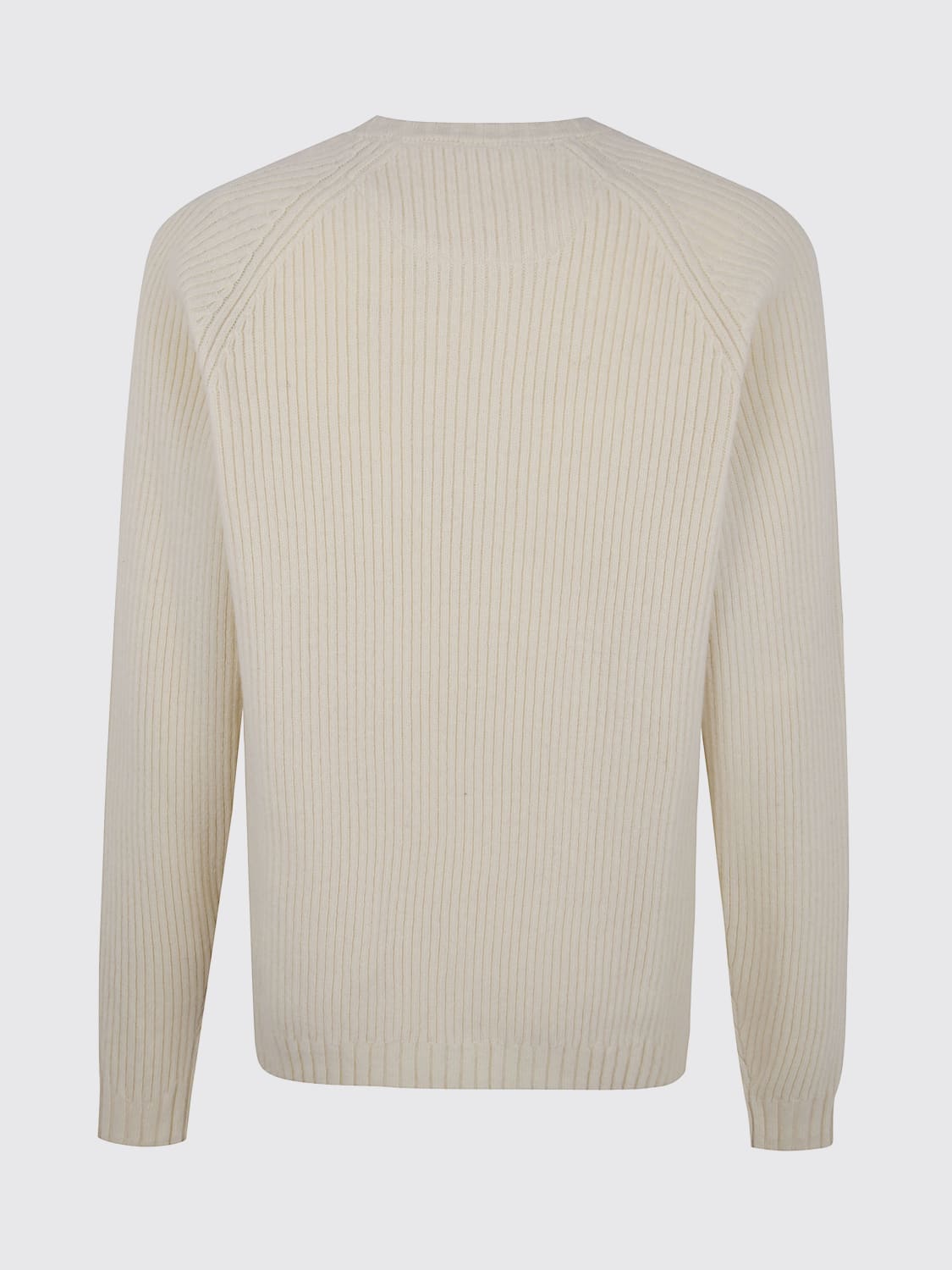 DICKIES MAGLIA: Pullover girocollo Dickies in misto cotone a coste , Bianco - Img 2