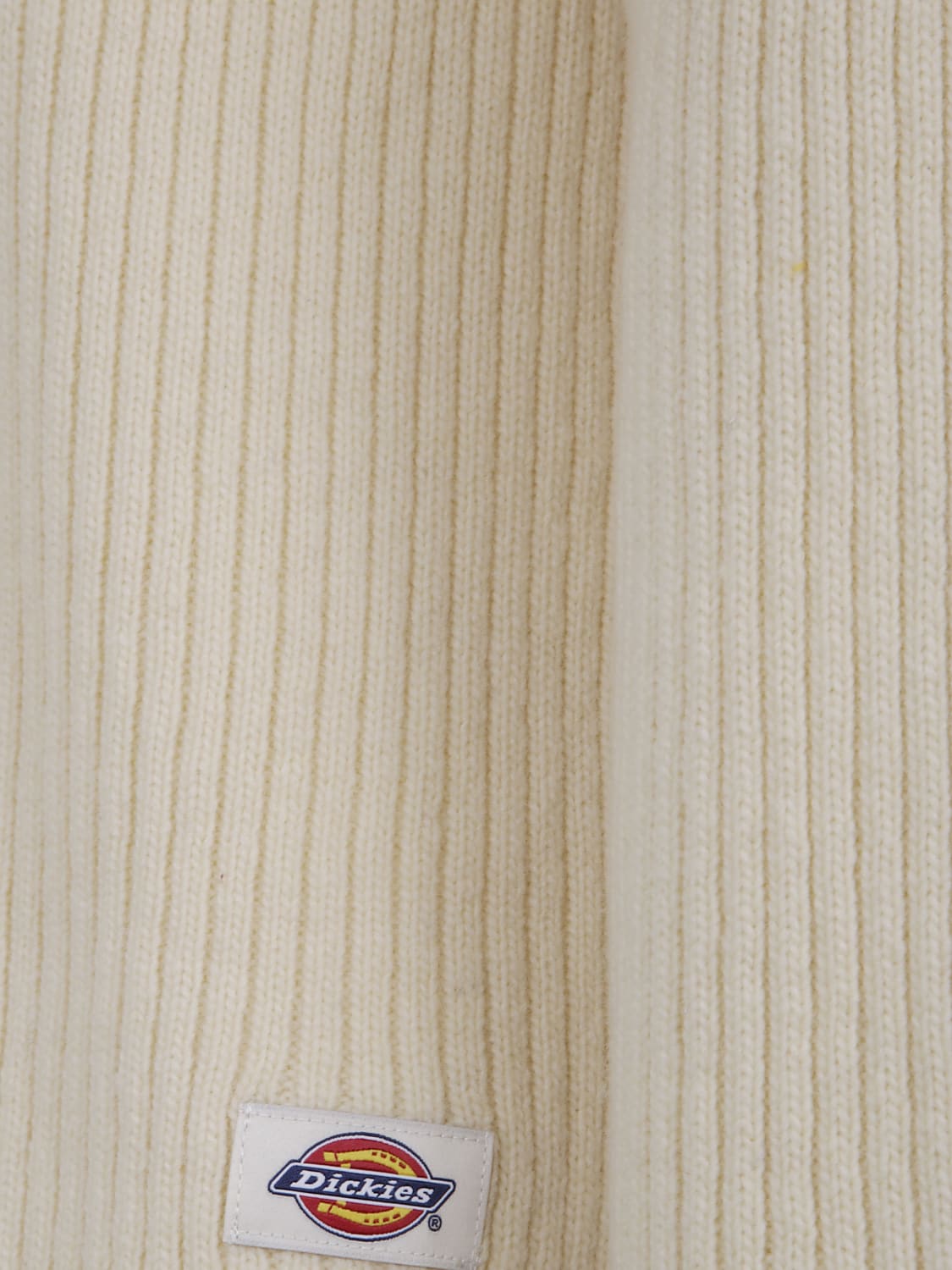 DICKIES MAGLIA: Pullover girocollo Dickies in misto cotone a coste , Bianco - Img 3