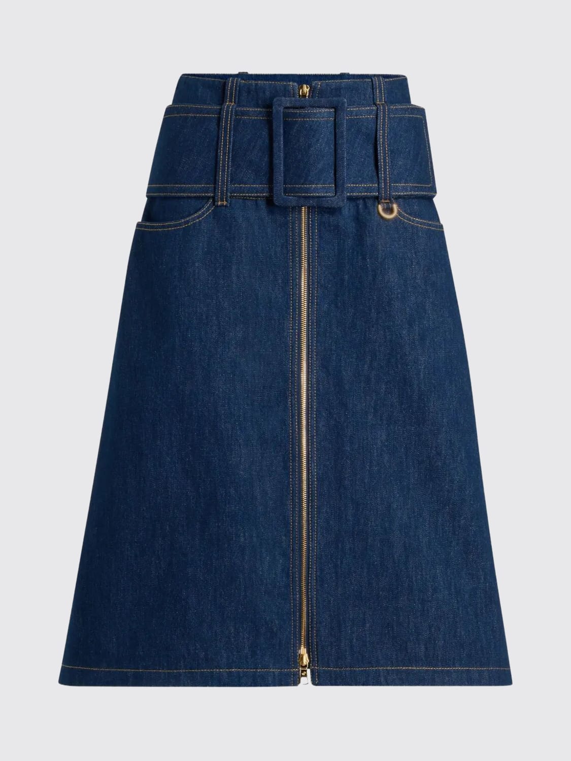 PATOU SKIRT: Skirt woman Patou, Blue - Img 1