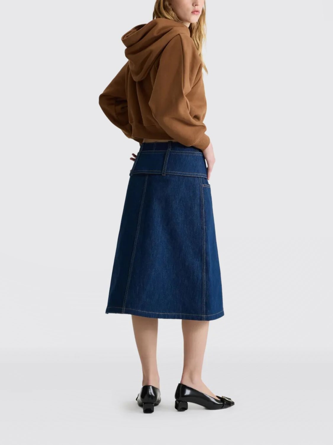 PATOU SKIRT: Skirt woman Patou, Blue - Img 2