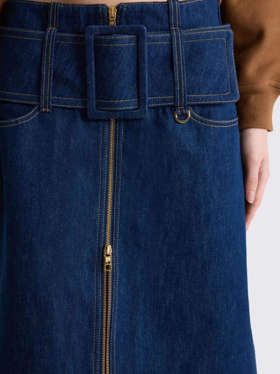 PATOU SKIRT: Skirt woman Patou, Blue - Img 3