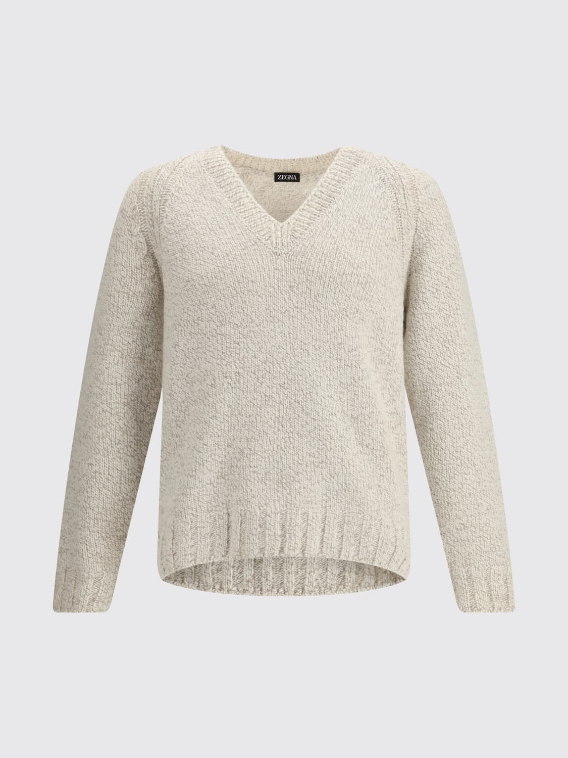 ZEGNA SWEATER: Cardigan men Zegna, Yellow Cream - Img 1