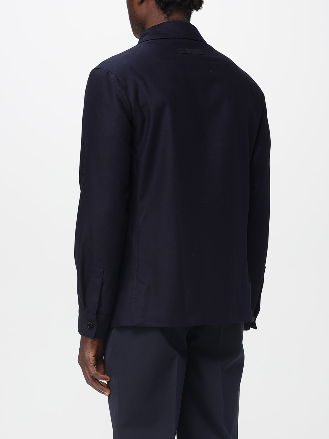 ZEGNA JACKET: Shirt men Zegna, Blue - Img 3