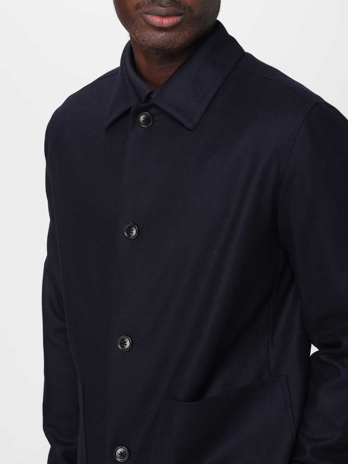 ZEGNA JACKET: Shirt men Zegna, Blue - Img 5