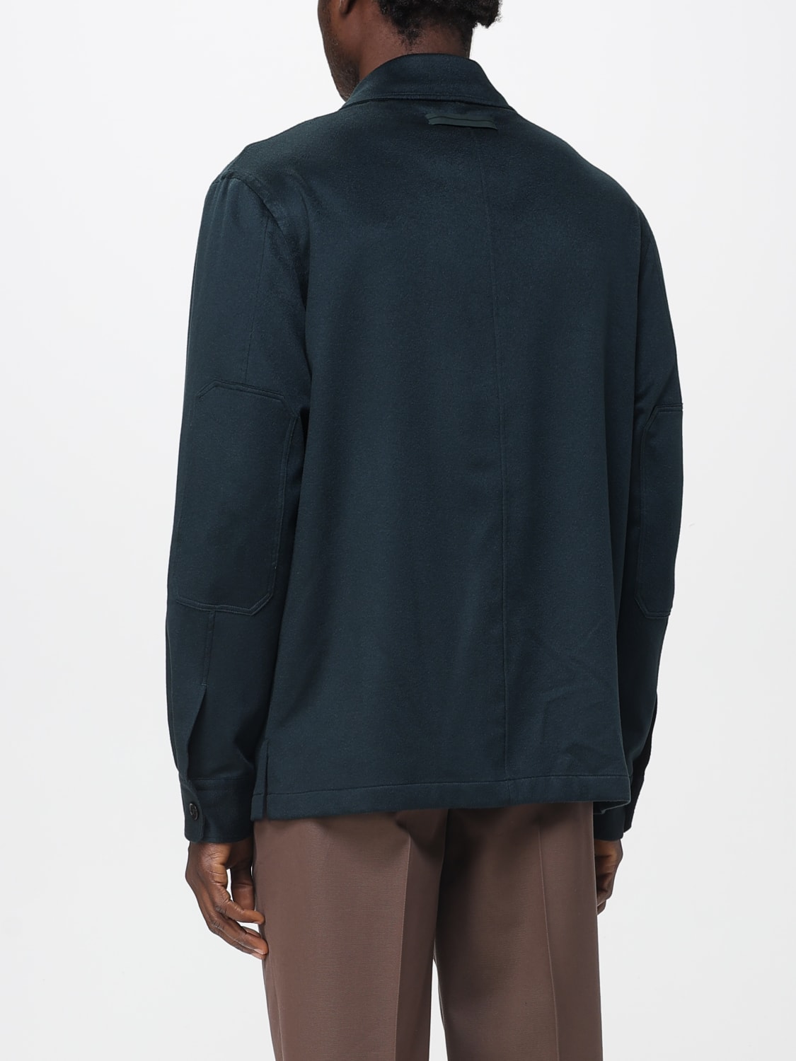 ZEGNA JACKET: Shirt men Zegna, Green - Img 3