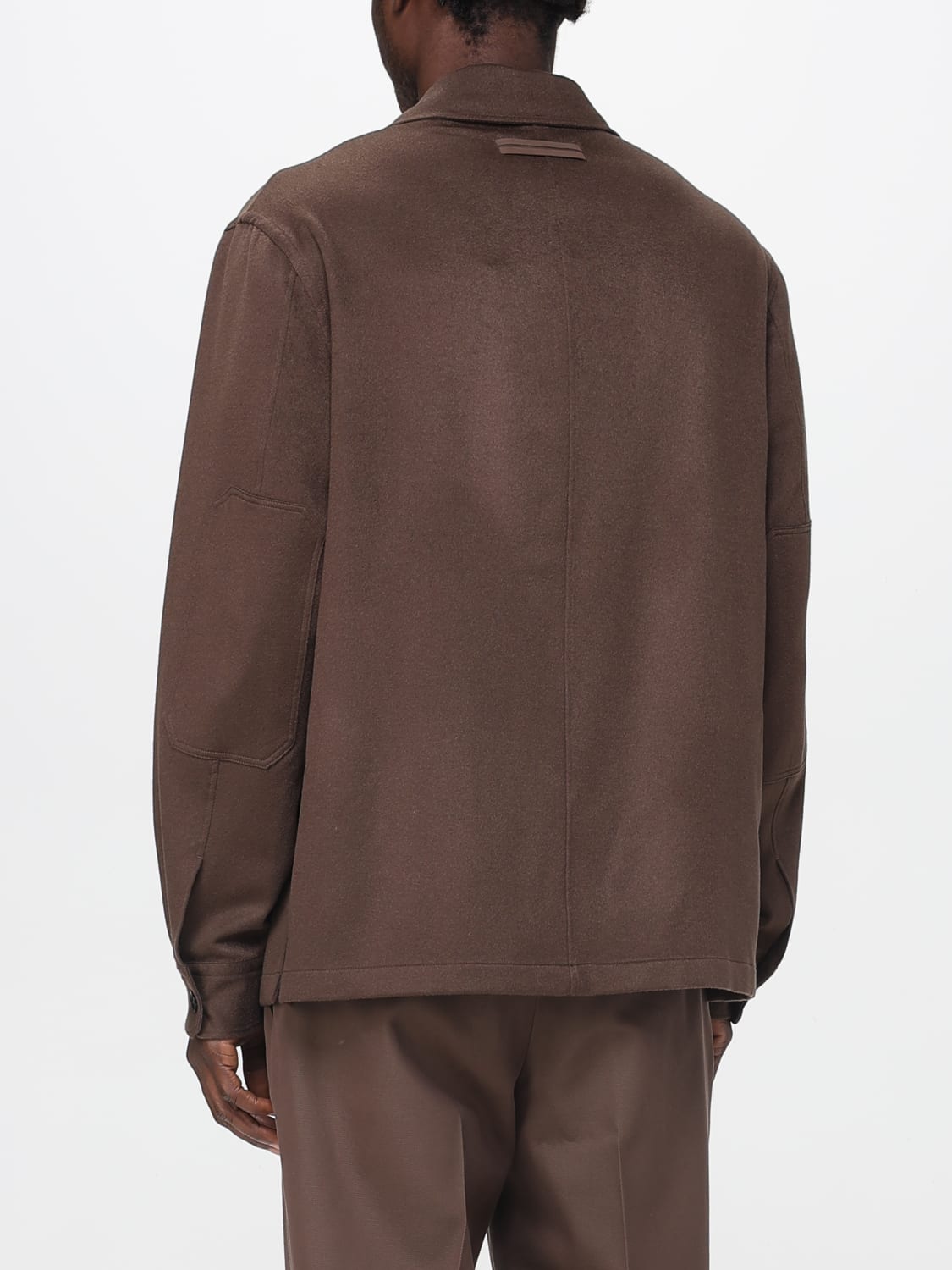 ZEGNA SHIRT: Shirt men Zegna, Brown - Img 3