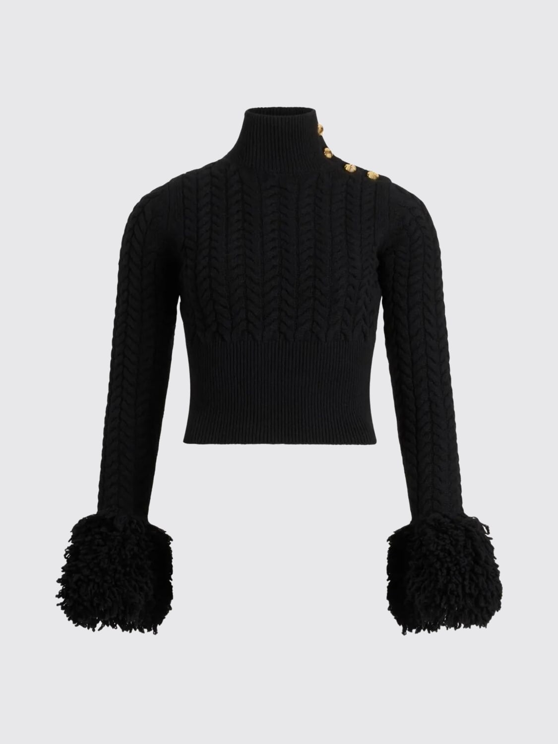 PATOU SWEATER: Sweater woman Patou, Black - Img 1