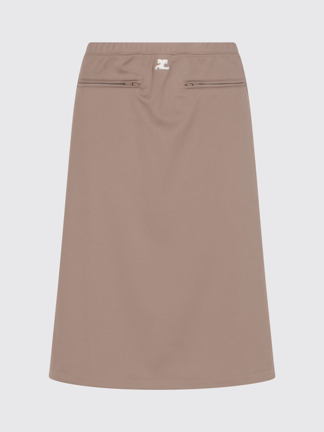 COURRÈGES SKIRT: Skirt woman CourrÈges, Brown - Img 1