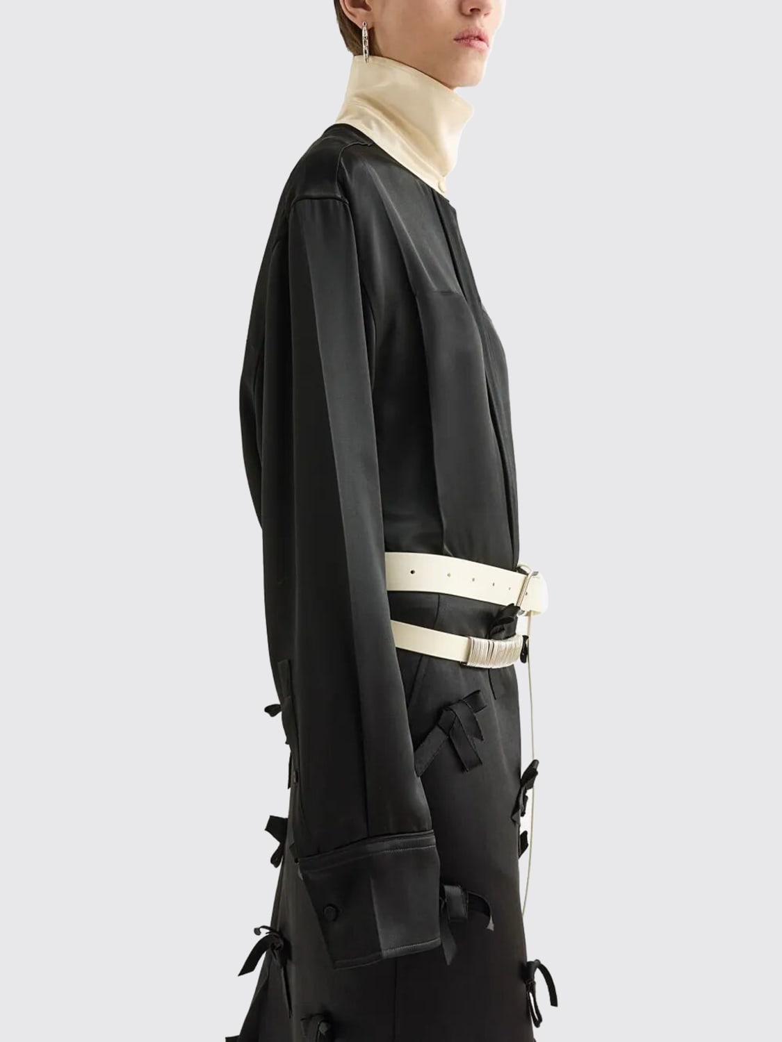 JIL SANDER HEMDBLUSE: Hemdbluse damen Jil Sander, Schwarz - Img 2