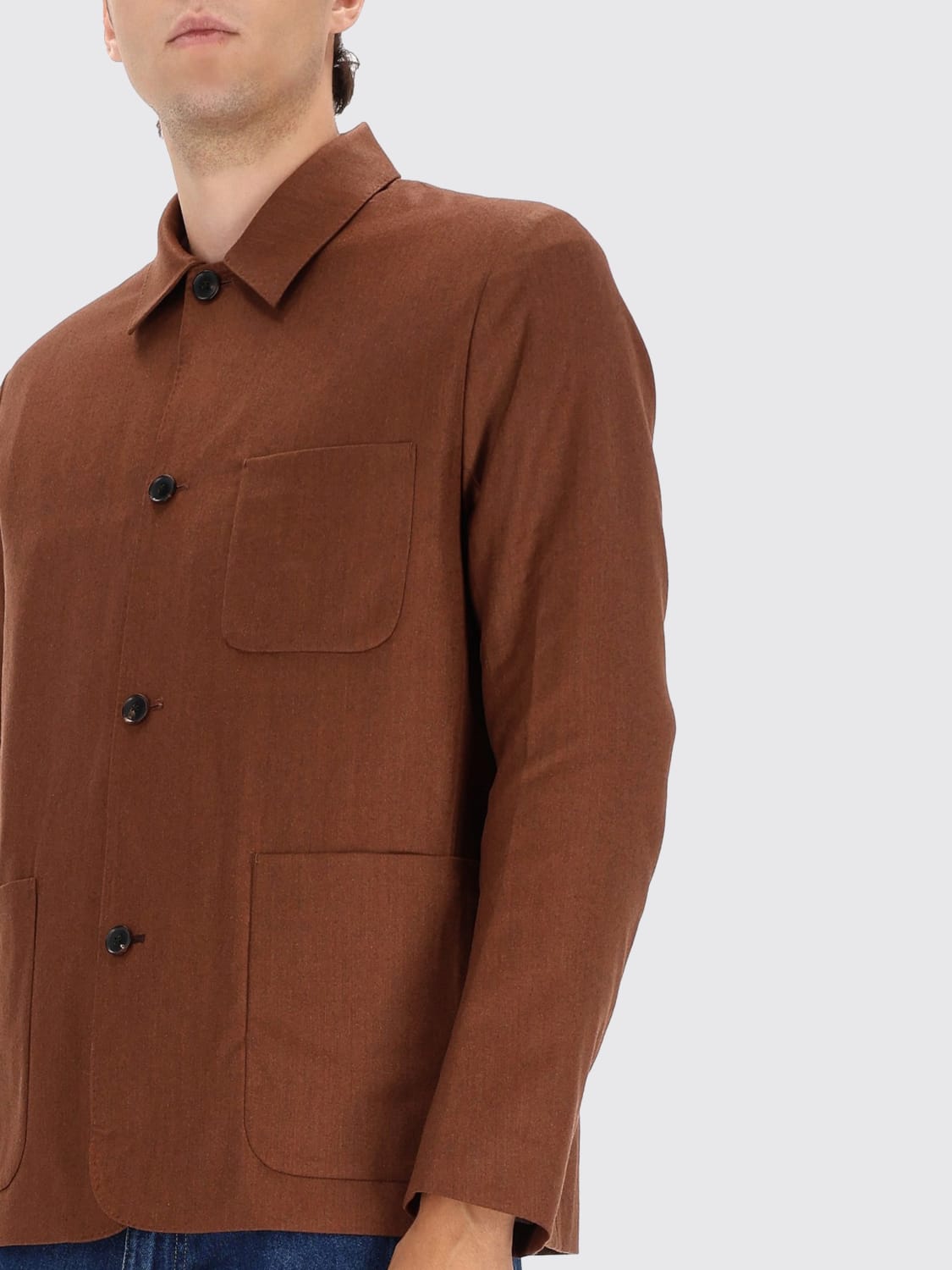 PAUL SMITH JACKET: Jacket men Paul Smith, Brown - Img 4