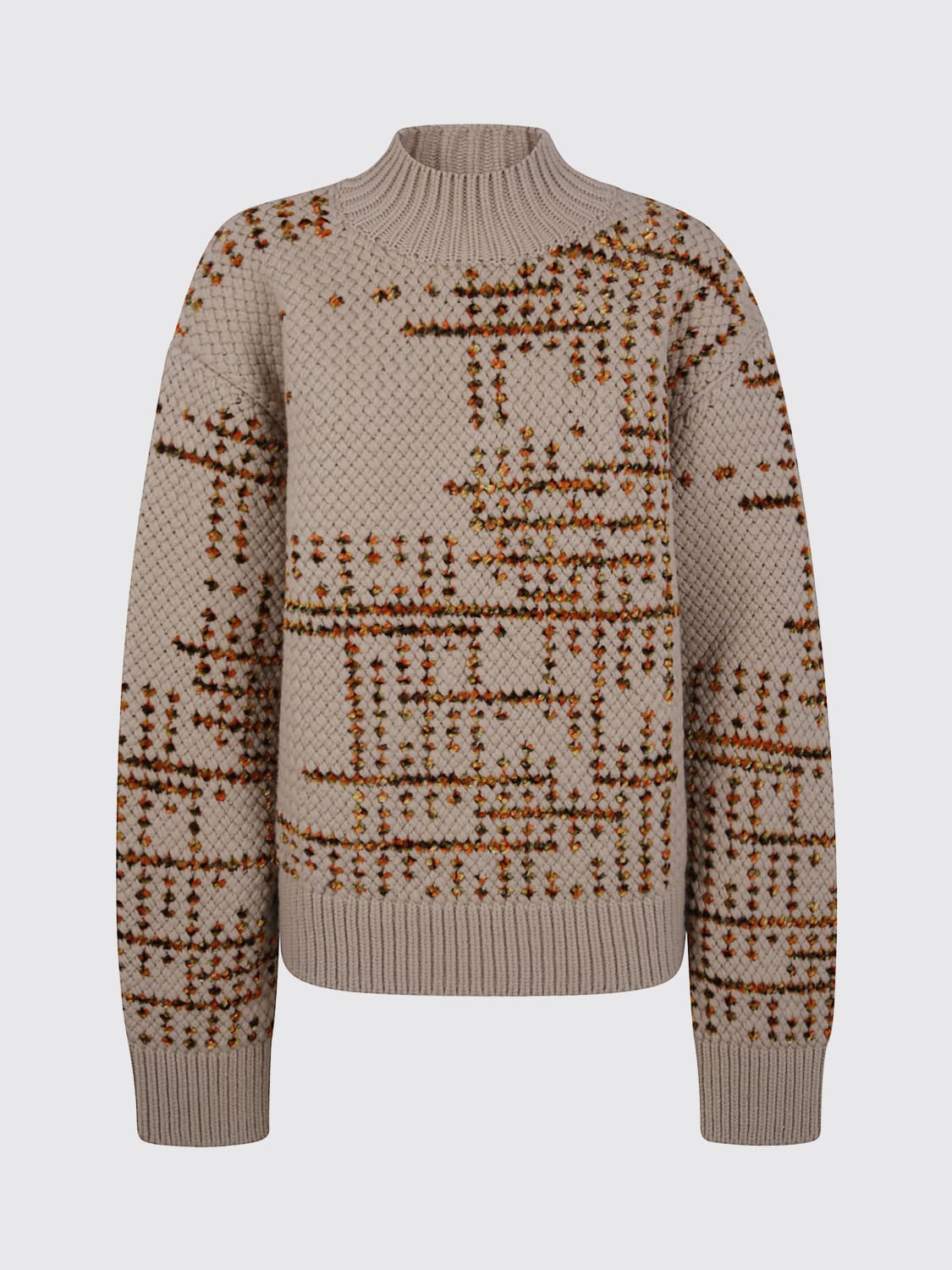 DRIES VAN NOTEN SWEATER: Sweater men Dries Van Noten, Beige - Img 1