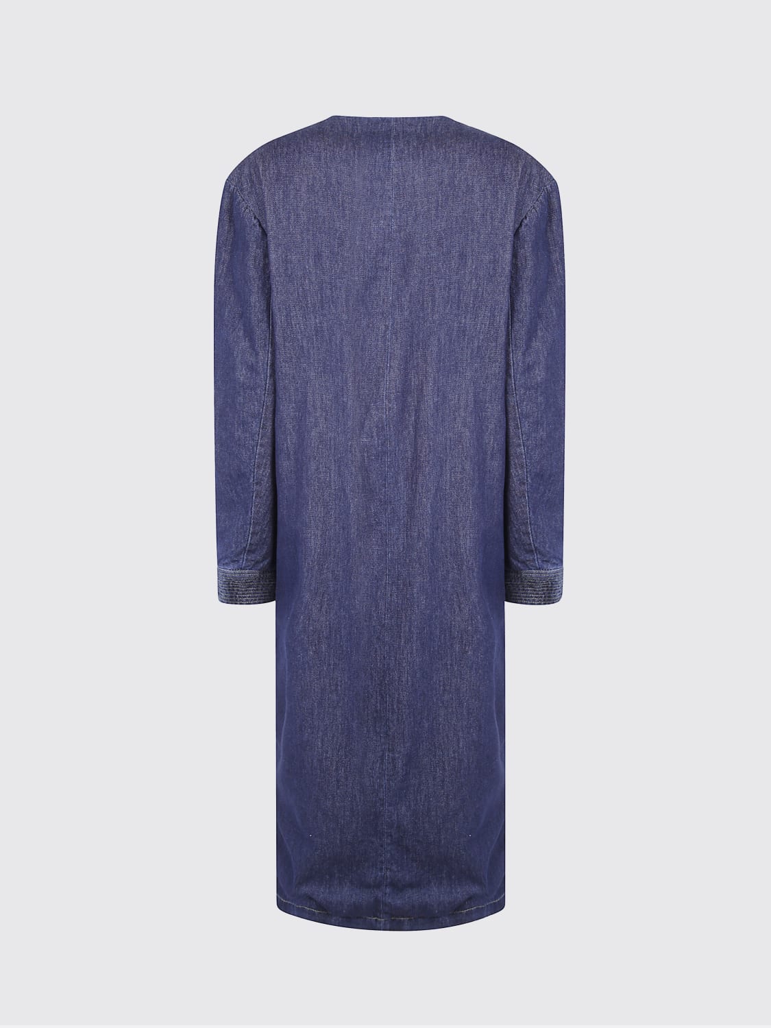 DRIES VAN NOTEN JACKET: Coat woman Dries Van Noten, Indigo - Img 2