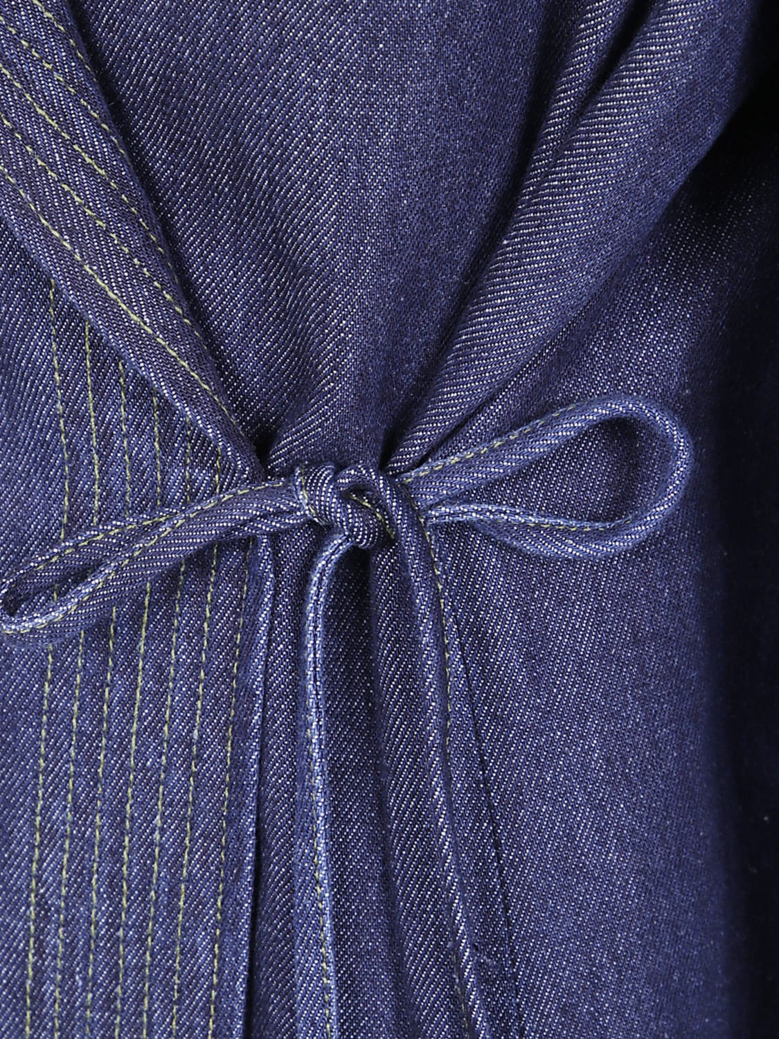 DRIES VAN NOTEN JACKET: Coat woman Dries Van Noten, Indigo - Img 3