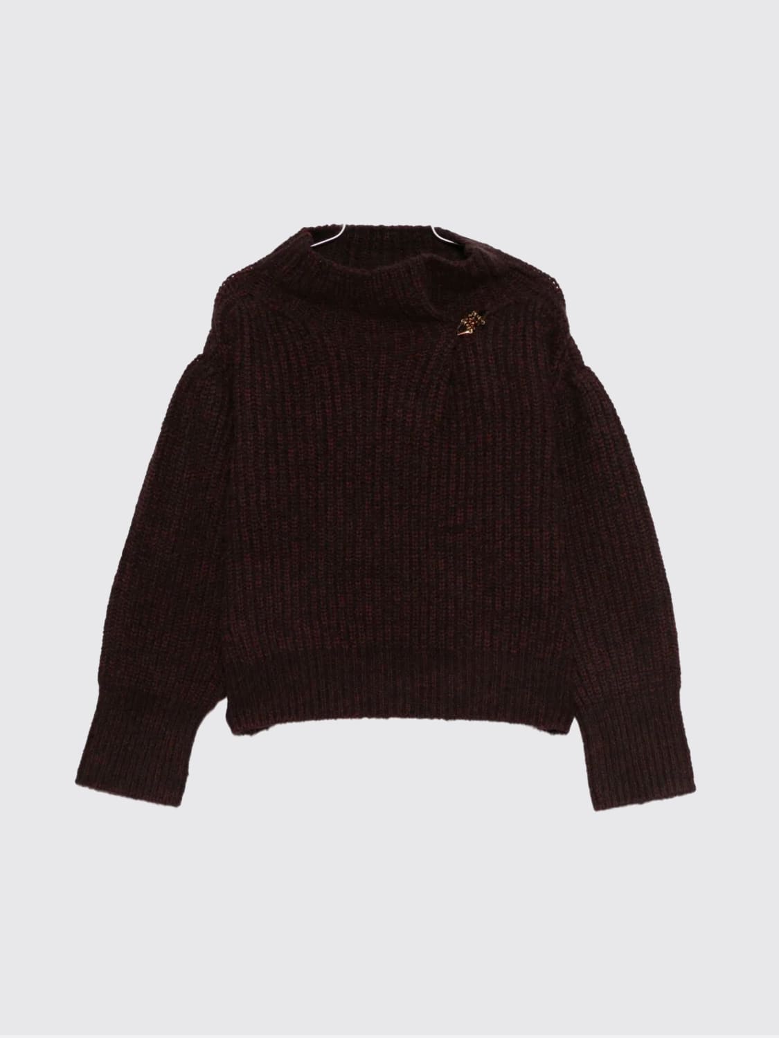 DRIES VAN NOTEN SWEATER: Sweater woman Dries Van Noten, Burgundy - Img 1