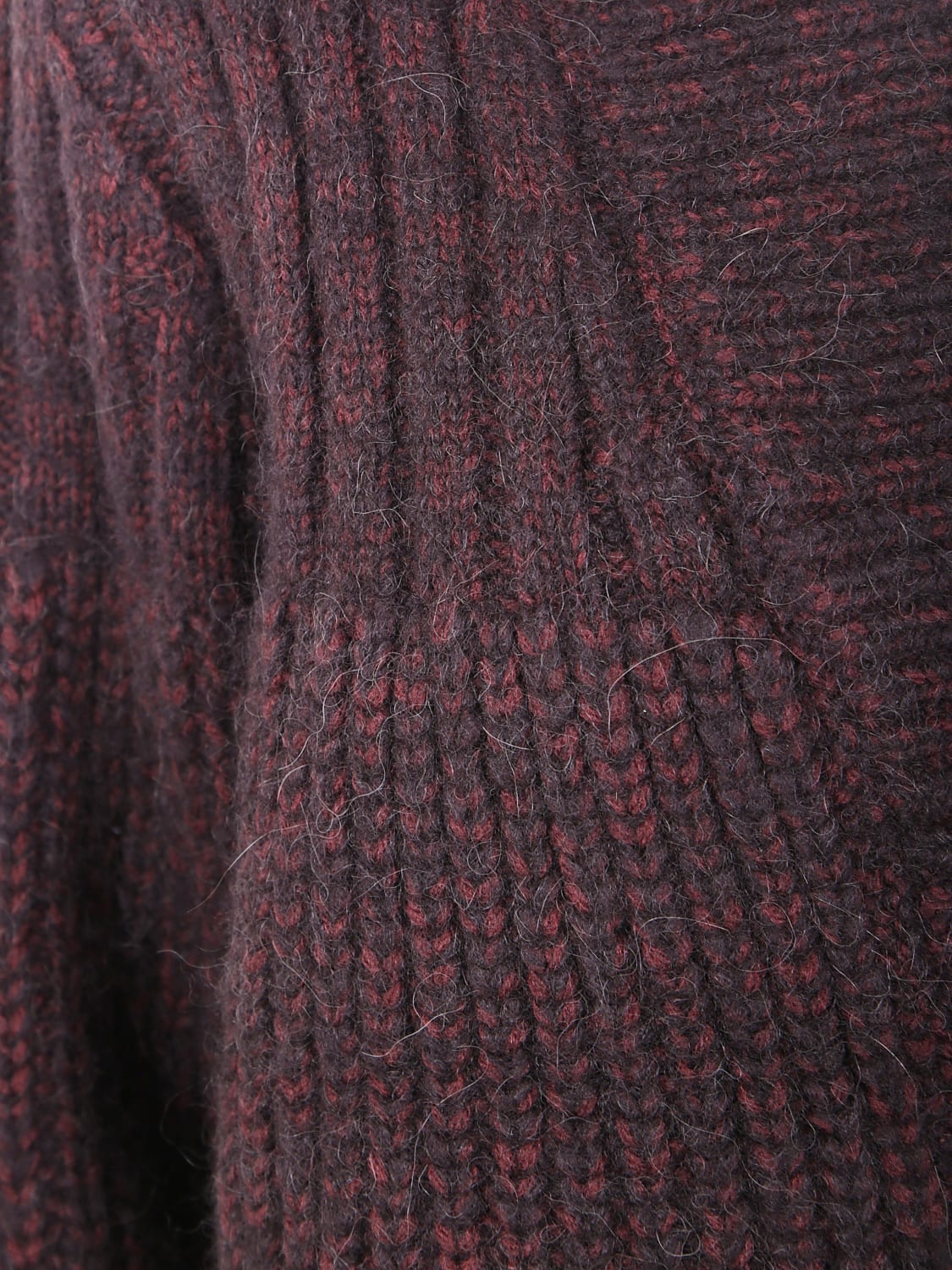 DRIES VAN NOTEN PULL: Pull femme Dries Van Noten, Bordeaux - Img 3