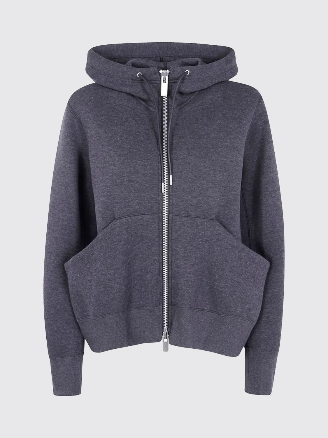 SACAI SWEAT-SHIRT: Sweat-shirt femme Sacai, Gris - Img 1