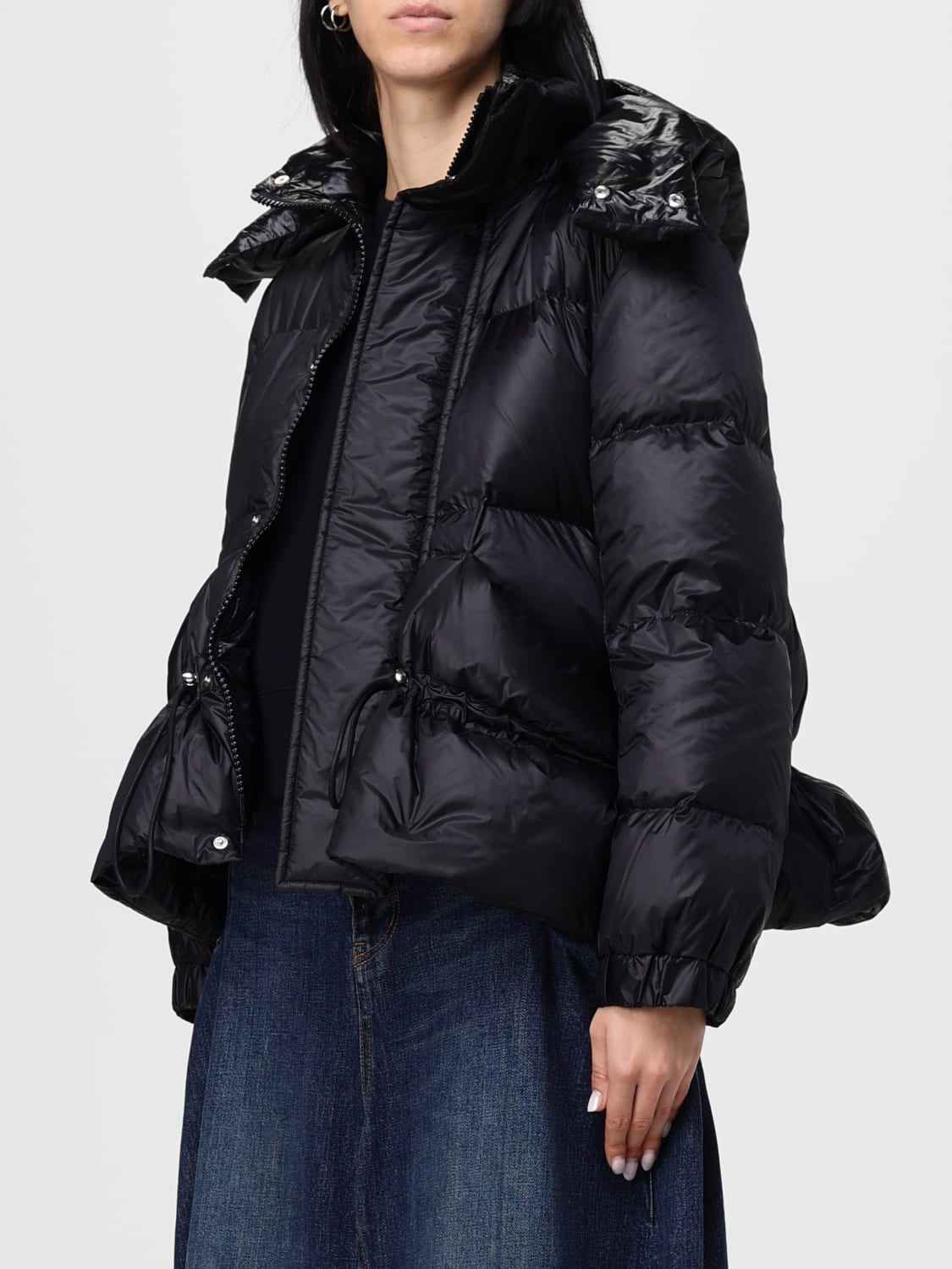 SACAI VESTE: Veste femme Sacai, Noir - Img 4