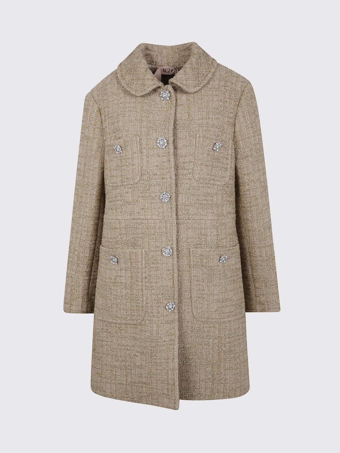 N° 21 ABRIGO: Abrigo mujer N° 21, Oro - Img 1