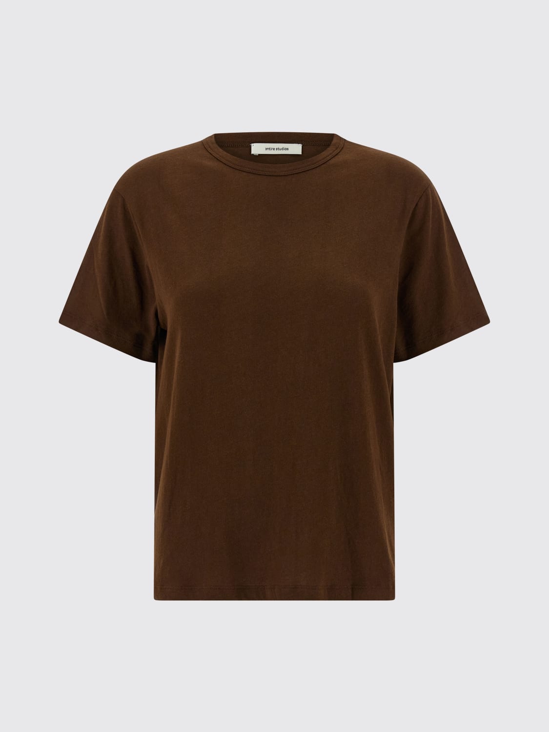 ENTIRE STUDIOS T-SHIRT: T-shirt femme Entire Studios, Marron - Img 2