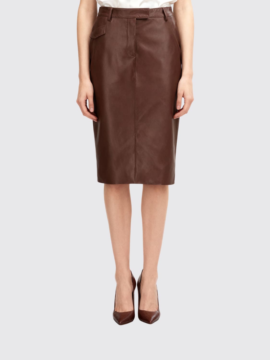 GIUSEPPE DI MORABITO SKIRT: Skirt woman Giuseppe Di Morabito, Brown - Img 1
