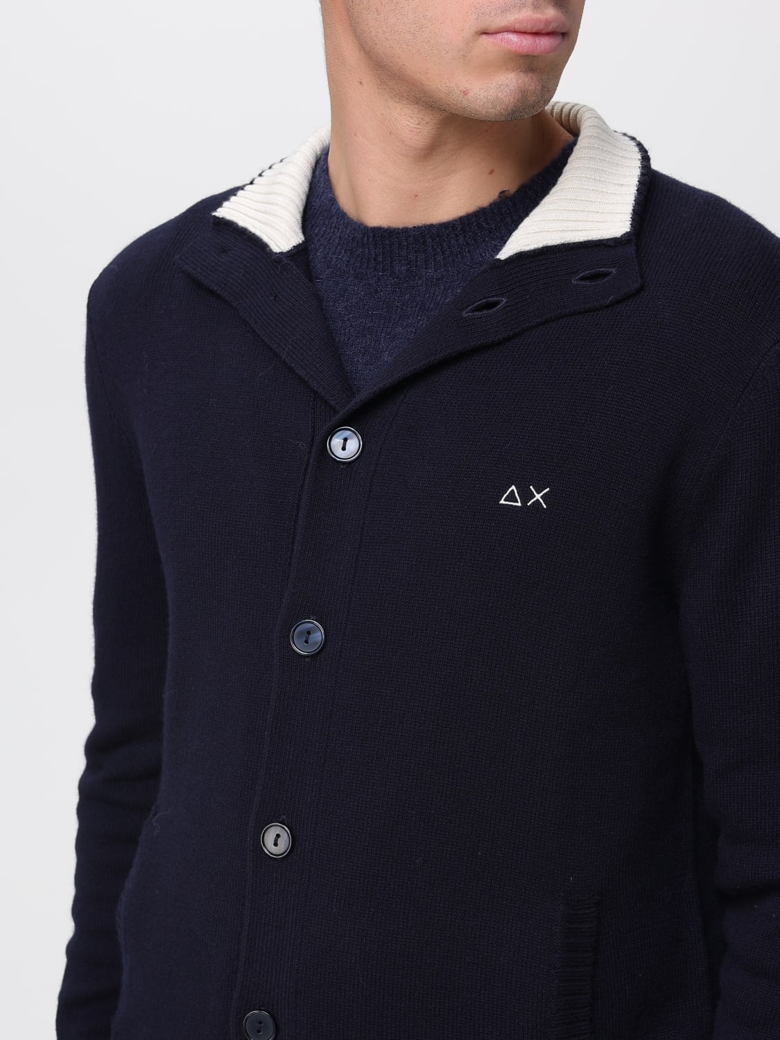 SUN68 PULLOVER: Pullover herren SUN68, Navy - Img 4