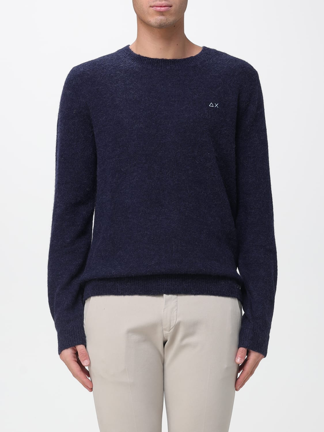 SUN68 SWEATER: Sweater men SUN68, Navy - Img 1