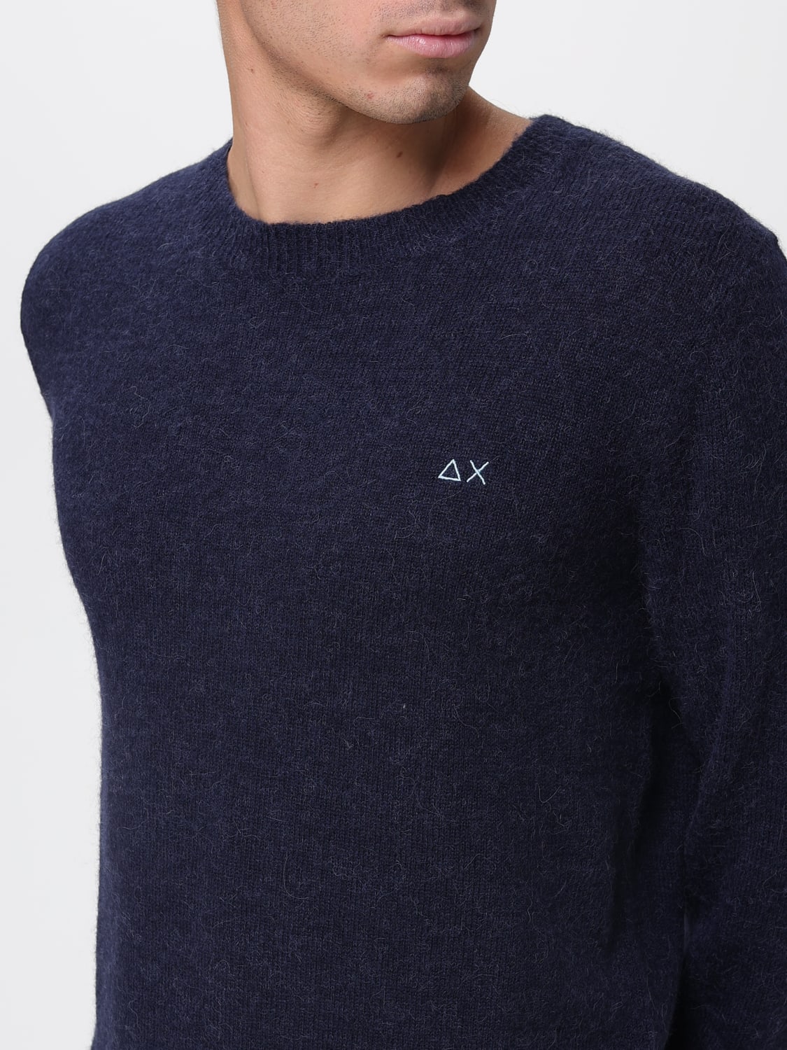 SUN68 SWEATER: Sweater men SUN68, Navy - Img 3