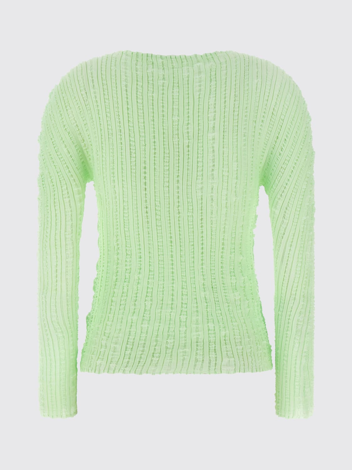 ISSEY MIYAKE SWEATER: Cardigan woman Issey Miyake, Green - Img 2